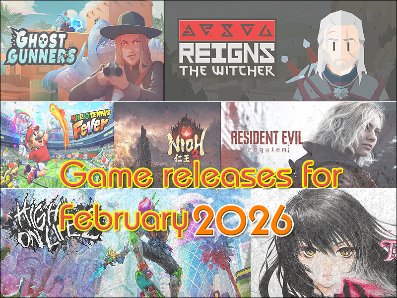 مواعيد إصدارات العاب شهر فبراير 2026