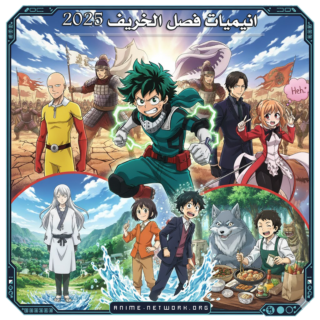 تقرير أنيميات موسم الخريف لسنة 2025
