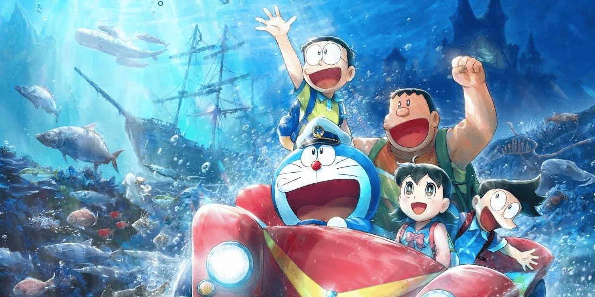 فيلم الأنمي Doraemon: Nobita and the New Castle of the Undersea Devil يتصدر شباك التذاكر الياباني في أسبوع عرضه الأول